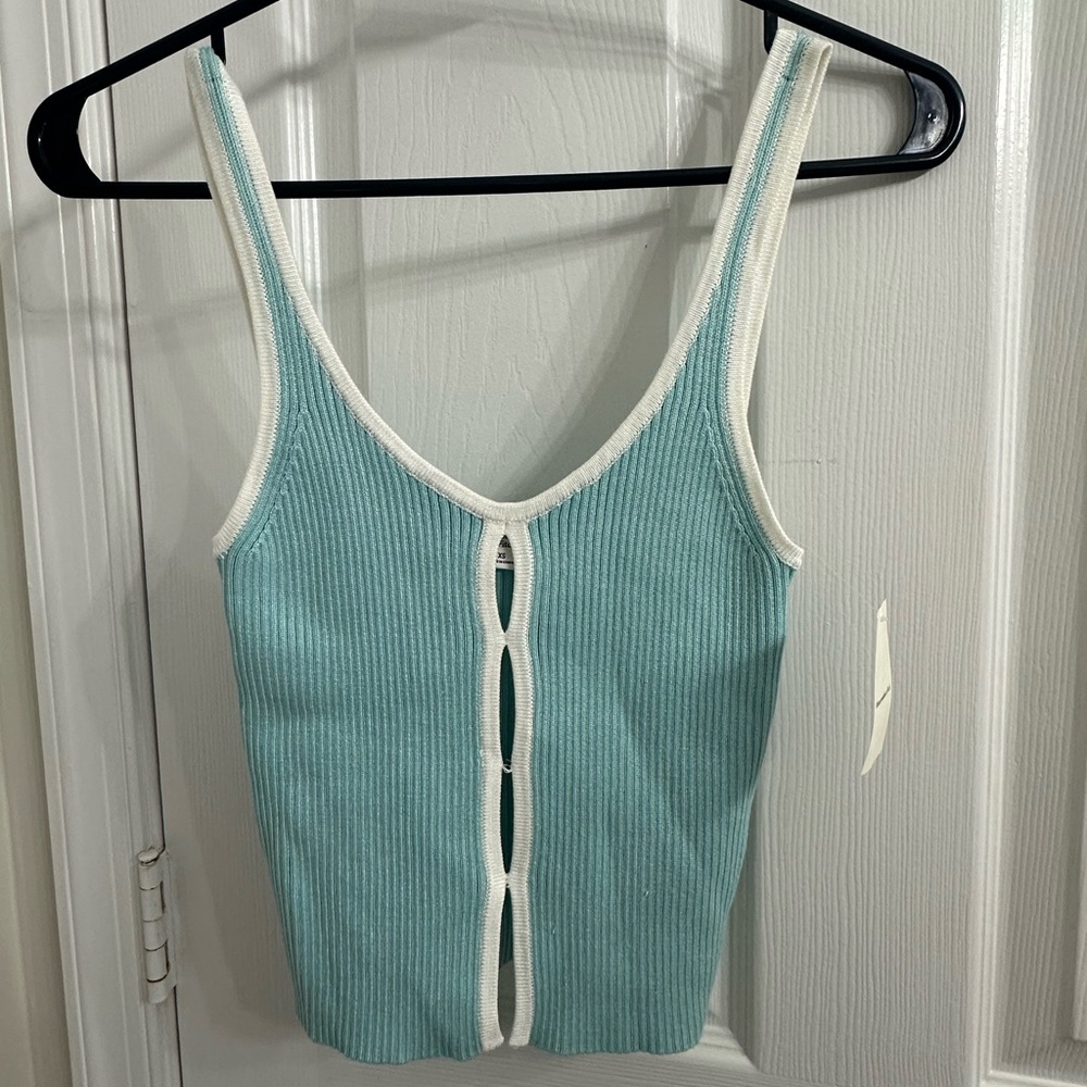 Abercrombie cutout sweater tank top